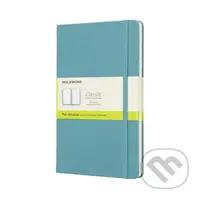 Moleskine - modrozelený zápisník (stredný, čistý)