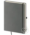 Zápisník Flexies L linkovaný šedý