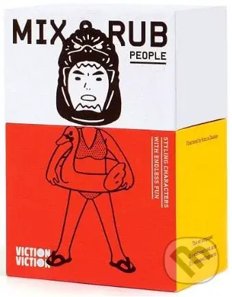 Mix and Rub: People (Styling characters with endless fun) - kniha z kategorie Naučné knihy