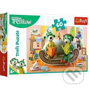 Treflíci: Společné čtení - puzzle z kategorie Maxi dílky
