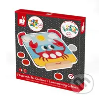 Magnetické čipsy Učím sa farby s predlohami - hra z kategorie Vzdělávací hry