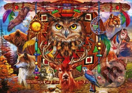 Animal Totem - puzzle z kategorie Umělecké