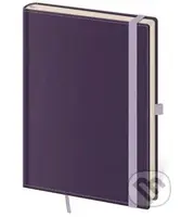 Linkovaný zápisník Double Violet M