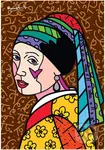 Romero Britto - Dutch icon - puzzle z kategorie Umělecké