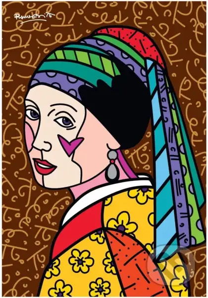 Romero Britto - Dutch icon - puzzle z kategorie Umělecké