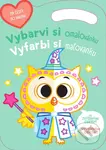 Vybarvi si omalovánku Sova / Vyfarbi si maľovanku Sova - kniha z kategorie Omalovánky