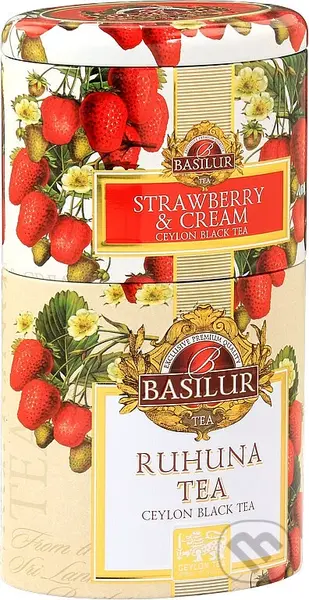 BASILUR 2v1 Strawberry & Ruhunu plech 50g & 75g