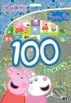 Prasátko Peppa - 100 samolepek s omalovánkovými listy - kniha z kategorie Omalovánky