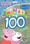 Prasátko Peppa - 100 samolepek s omalovánkovými listy