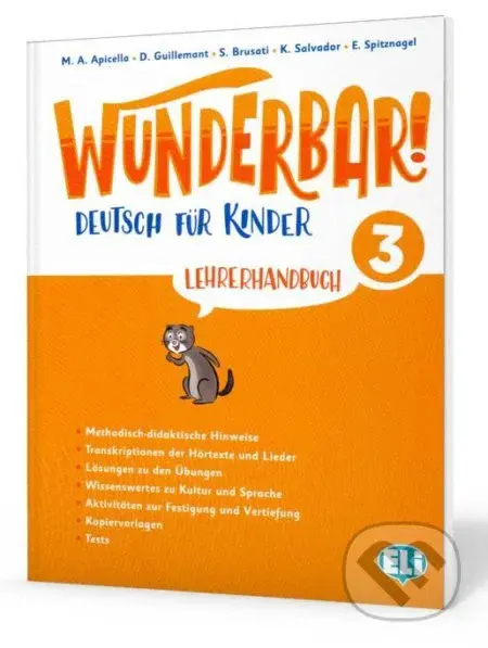 Wunderbar! 3 - Lehrerhandbuch + 2 Audio-CD - D. Guillemant, A.M. Apicella - kniha z kategorie Jazykové učebnice a slovníky