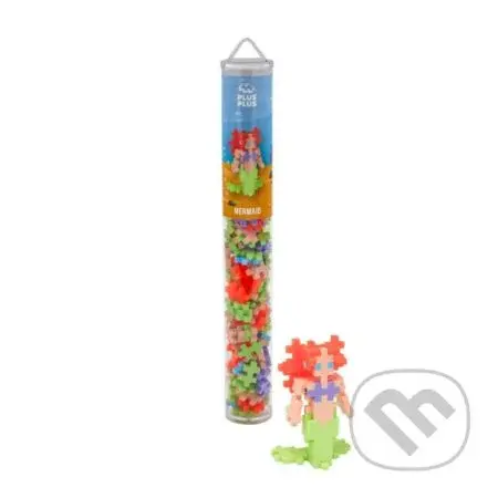 Mořská panna (Plus-Plus stavebnice tuba) - puzzle z kategorie 60 - 300 dílků