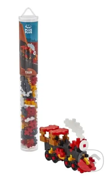 Lokomotiva (Plus-Plus stavebnice tuba) - puzzle z kategorie Umělecké