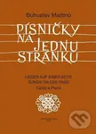 Písničky na jednu stránku - Bohuslav Martinů