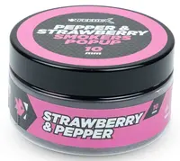 Feeder expert plávajúce boilie smokers pop-up 100 ml 10 mm - jahoda korenie