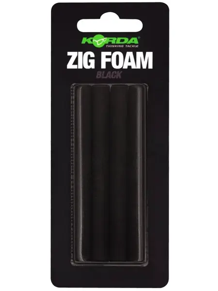 Korda penové valčeky zig foam - čierna