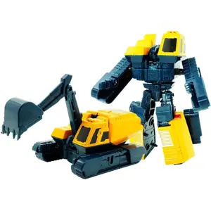 Alltoys Transformer truck stavebný stroj robot Excavator