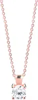 Cutie Jewellery Nežný prívesok z ružového zlata s čírym zirkónom Z8010-40-10-X-4