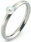 Boccia Titanium Titánový prsteň s perličkou 0145-01 49 mm