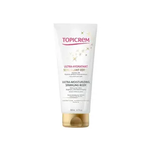 Topicrem Intenzívne hydratačné telové mlieko s trblietkami (Ultra-Moisturizing Sparkling Body) 200 ml