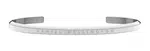 Daniel Wellington Módny pevný oceľový náramok Classic DW0040000 L: 18,5 cm