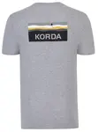 Korda tričko lakebed tee grey - xxxxl