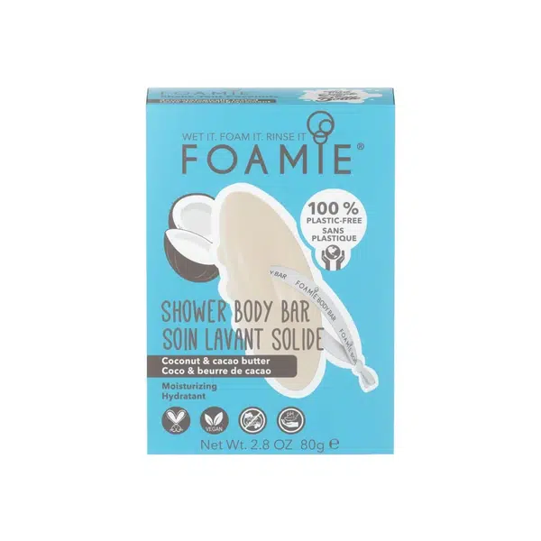 Foamie Hydratačná sprchová starostlivosť Shake Your Coconuts (Shower Body Bar) 80 g