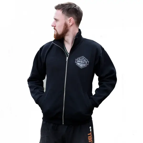 Mikbaits mikina team čierna-veľkosť m