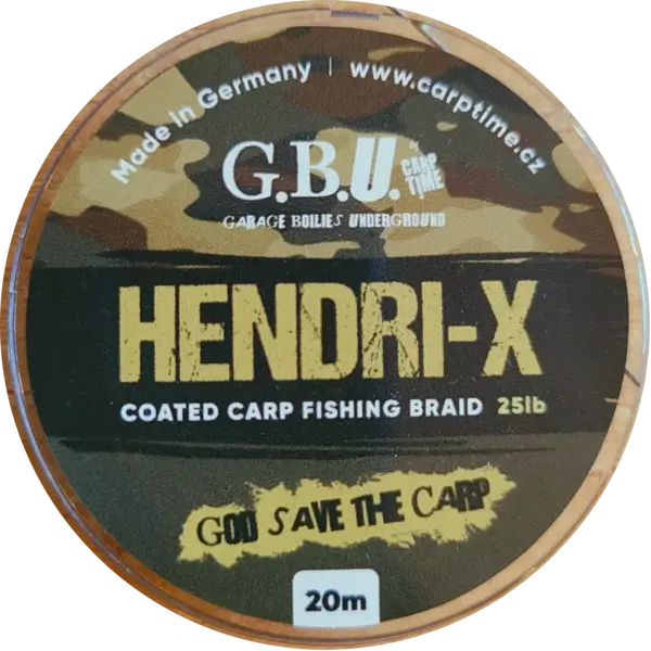 G.b.u. poťahovaná šnúrka hendri-x 20 m 25 lb