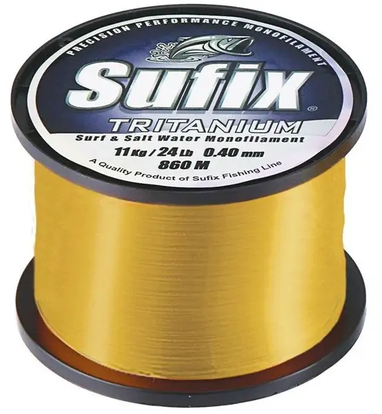 Sufix vlasec tritanium zlatá-priemer 0,30 mm / nosnosť 6,3 kg / návin 1520 m