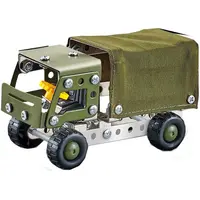 Alltoys Kovová stavebnica Vojenské auto 116 dielikov