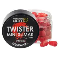 Feederbait twister mini šlimak wafters 10/7 mm 25 ml -jahoda