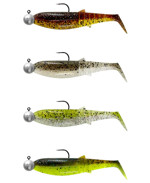 Savage gear gumová nástraha cannibal shad clearwater mix 4+4 - 8 cm 5 g 7,5 g #2/0