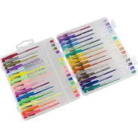 Gélová perá v kufríku 30 ks