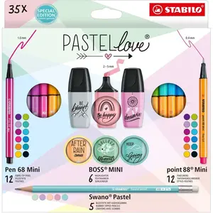 Súprava STABILO Pastellove 35 ks sada