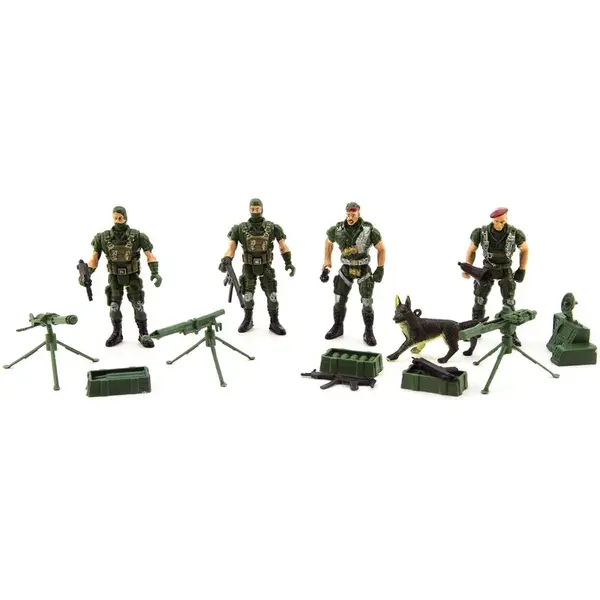 Sada vojaci 4ks s doplnkami plast CZ dizajn