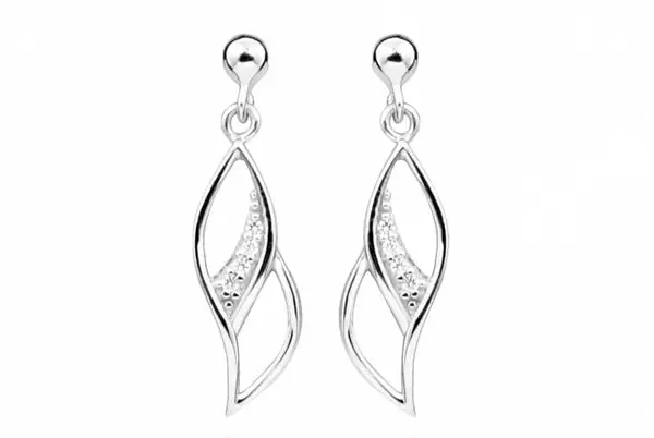 Silver Cat Módne náušnice so zirkónmi SC400