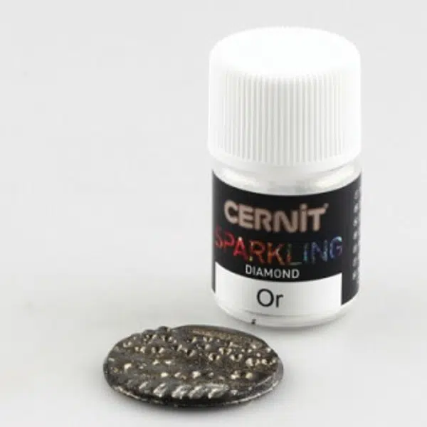 Efektový prášek Cernit 5g – Diamond Gold