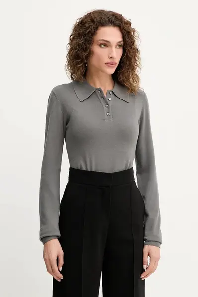 Svetr Silvian Heach BUCERS dámský, šedá barva, GPA25555PO