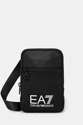 Taštička EA7 Emporio Armani černá barva, AF19722.7X000391