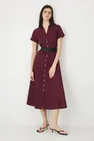 Šaty s příměsí lnu Medicine