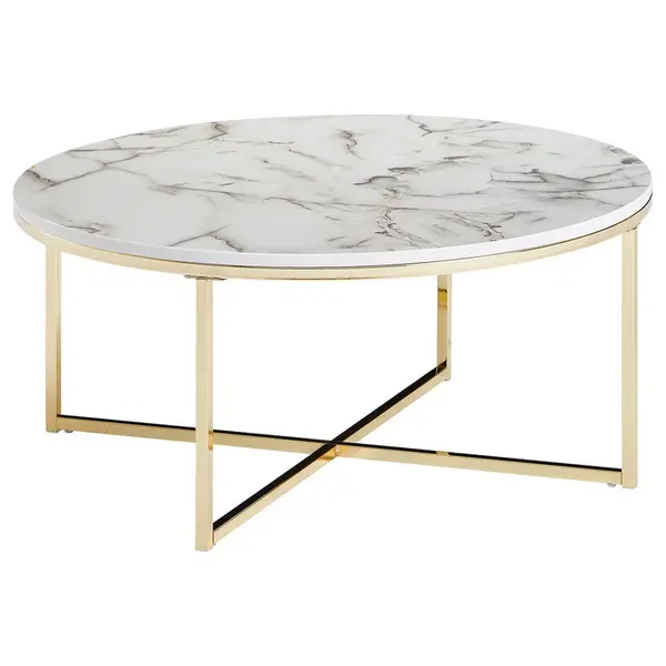 MID.YOU KONFERENČNÍ STOLEK, bílá, kompozitní dřevo, 80/80/36 cm