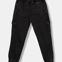 Dětské bavlněné tepláky Guess černá barva, L5YQ16 KAX74