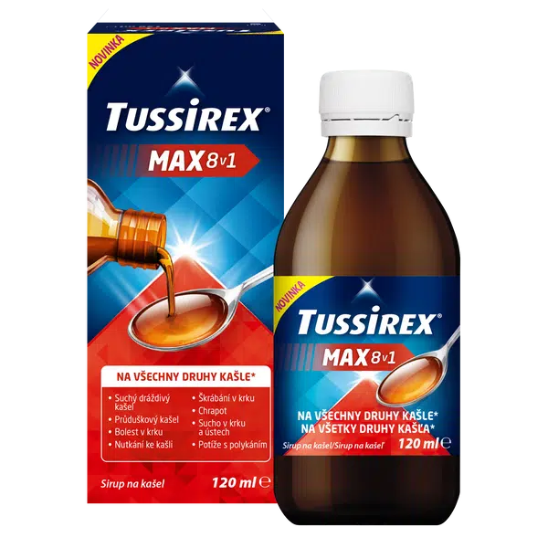 TUSSIREX MAX 8v1 sirup 120 ml