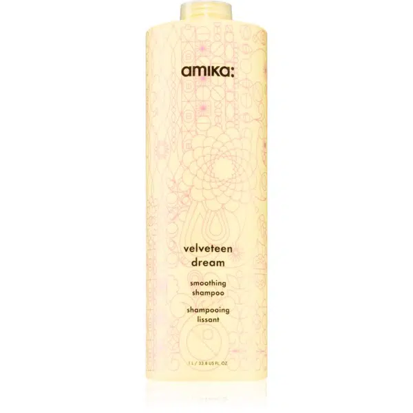 amika Velveteen dream uhlazující šampon odolný vzdušné vlhkosti 1000 ml