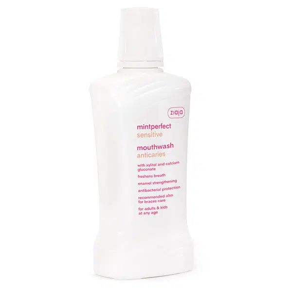 ZIAJA Ústní voda proti zubnímu kazu Sensitive 500 ml