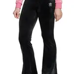 Dětské velurové tepláky adidas Originals černá barva, JX2840