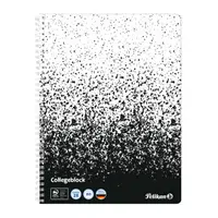 Pelikan - Blok spirálový A4/80 listů, čtvereček, černá/bílá