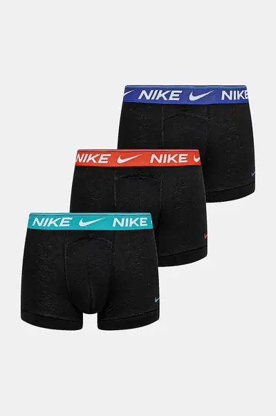 Boxerky Nike 3-pack pánské, černá barva, 0000KE1256