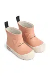 Dětské holínky Liewood Jesse Cat Thermo Rainboot oranžová barva, LW20370