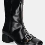Nízké kozačky Vagabond Shoemakers LIVIA dámské, černá barva, na podpatku, 6056-199-20